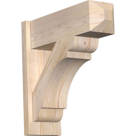 Ekena Millwork Olympic Smooth Craftsman Outlooker, Douglas Fir, 7 1/2"W x 22"D x 22"H OUT08X22X22OLY04SDF